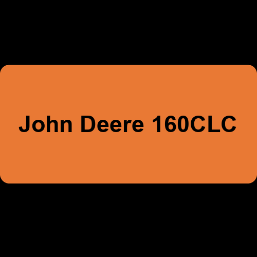 John Deere 160CLC